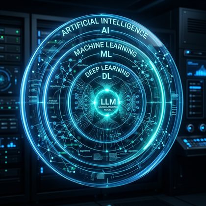 Artificial Intelligence and Machine Learning concept
